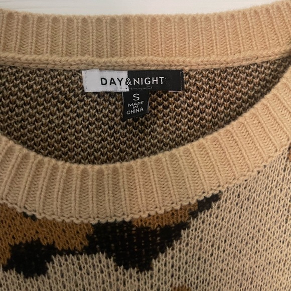 Set sweater and short cheetah print - Picture 2 of 4